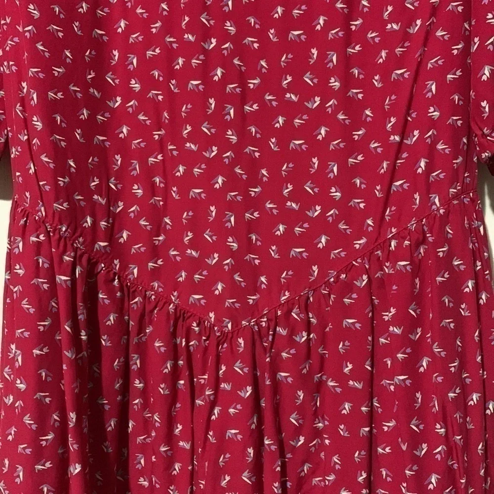 Vintage Karin Stevens by Steven Stoller pink floral dress - Picture 4 of 16